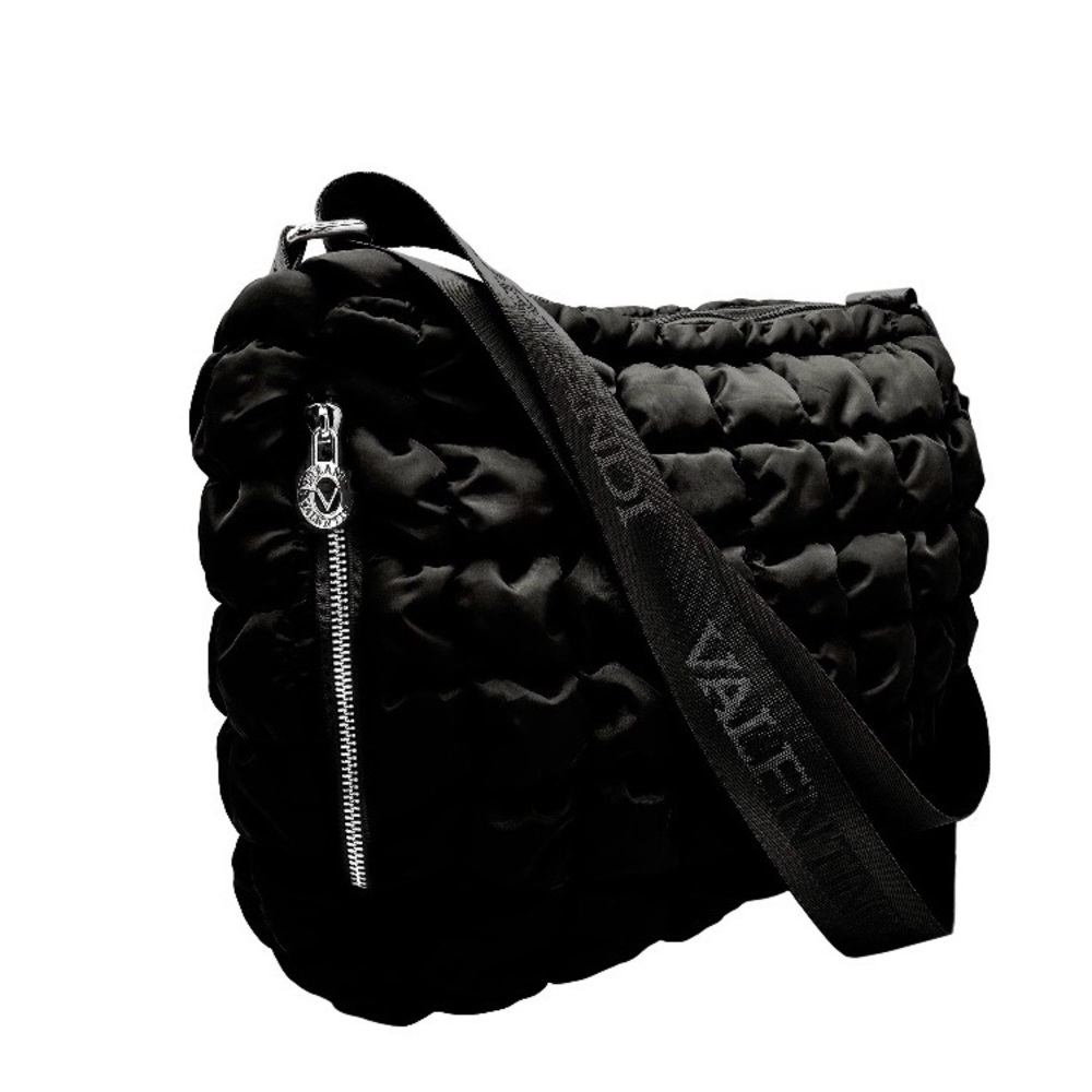 Valentino Orlandi Quilted Crossbody Bag w/ Branded Strap. NWT